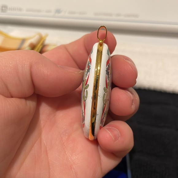 Halcyon Days Enamels Partridge in a pear tree pendant - Picture 4 of 5